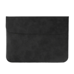 Pochette ordinateur noire élégante sans fermeture éclair en cuir synthétique - Vignette | Sacs Ordinateur