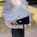 Pochette ordinateur noir et blanc avec doublure intérieure anti rayures - Vignette | Sacs Ordinateur