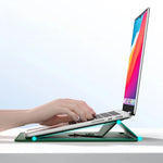 Pochette pour ordinateur portable avec support réglable en cuir synthétique - Vignette | Sacs Ordinateur