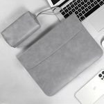 Pochette ordinateur légère en cuir synthétique avec trousse pour accessoires - Vignette | Sacs Ordinateur