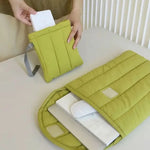 Pochette souple en coton brodé pour ordinateur portable - Vignette | Sacs Ordinateur