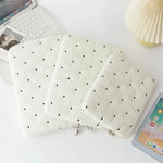 Pochette ordinateur noir et blanc avec doublure intérieure anti rayures - Vignette | Sacs Ordinateur