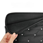 Pochette ordinateur noir et blanc avec doublure intérieure anti rayures - Vignette | Sacs Ordinateur