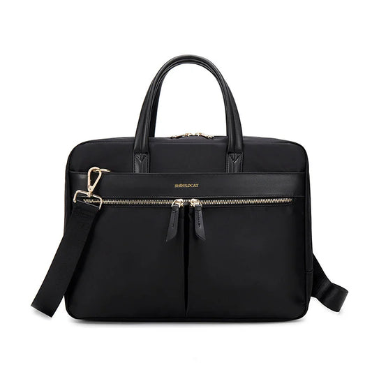 Sac pour ordinateur portable avec multipoches et bandoulière amovible