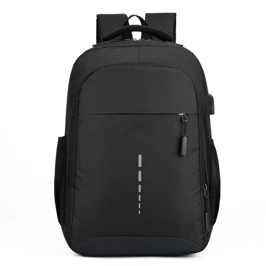 Sac à dos étanche classique pour homme avec port USB et grande capacité