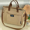 Sac ordinateur fourre tout à bandoulière pour femme