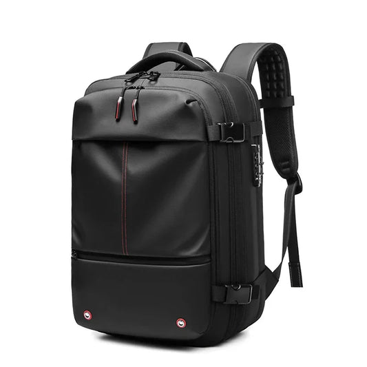 Sac extensible avec compression vacuum et serrure TSA pour ordinateur portable