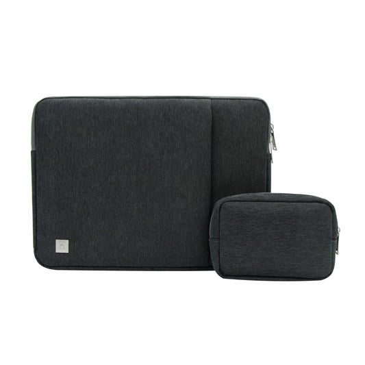 Housse de protection pour ordinateur portable avec poche latérale pour accessoires