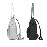 Sac à dos femme imperméable avec port USB pour ordinateur 15.6 pouces convertible en sac à main - Vignette | Sacs Ordinateur