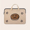 Housse ordinateur motif smiley avec doublure intérieure anti rayures