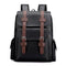 Sac à dos ordinateur portable style cartable en cuir synthétique