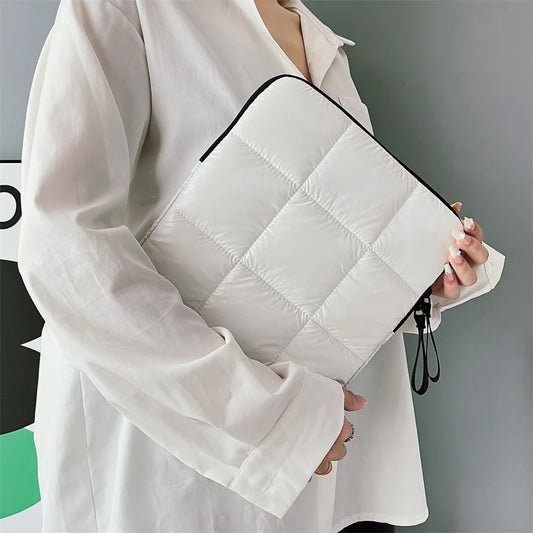 Pochette ordinateur blanche résistante