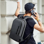 Sac à dos étanche pour homme avec multi-poches et port USB pour ordinateur portable - Vignette | Sacs Ordinateur