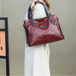 Sacoche ordinateur à main en cuir synthétique style vintage pour femme - Vignette | Sacs Ordinateur