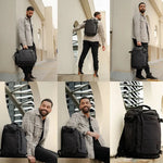 Sac à dos noir étanche avec multi rangements et espace pour ordinateur - Vignette | Sacs Ordinateur