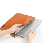 Sacoche ordinateur avec protection anti rayures en cuir synthétique - Vignette | Sacs Ordinateur