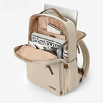 Sac à dos grande capacité en cuir synthétique avec multi poches - Vignette | Sacs Ordinateur