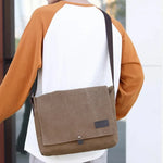 Sacoche ordinateur large  en nylon avec bandoulière - Vignette | Sacs Ordinateur