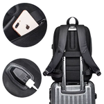 Sac à dos étanche avec port USB et compartiments multiples pour ordinateur portable - Vignette | Sacs Ordinateur