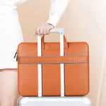 Sacoche ordinateur avec protection anti rayures en cuir synthétique - Vignette | Sacs Ordinateur