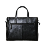 Sacoche ordinateur en cuir véritable avec bandoulière idéale pour travail - Vignette | Sacs Ordinateur