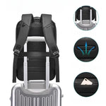 Sac à dos de bureau avec multi poches et port USB pour homme - Vignette | Sacs Ordinateur