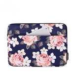 Housse ordinateur portable  avec imprimé fleurs roses - Vignette | Sacs Ordinateur