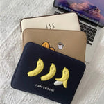 Housse ordinateur imprimé banane avec protection antichoc - Vignette | Sacs Ordinateur