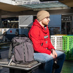 Sac à dos noir étanche avec multi rangements et espace pour ordinateur - Vignette | Sacs Ordinateur