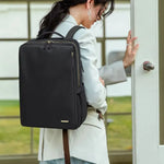 Sac à dos grande capacité en cuir synthétique avec multi poches - Vignette | Sacs Ordinateur