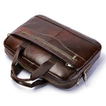 Sac ordinateur 14 pouces en cuir synthétique avec bandoulière pour homme - Vignette | Sacs Ordinateur