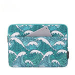 Housse ordinateur avec imprimé vagues et protection anti rayures - Vignette | Sacs Ordinateur