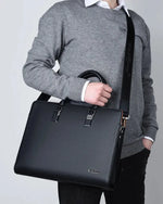Sac ordinateur 14 à 15 pouces pour homme en cuir synthétique - Vignette | Sacs Ordinateur