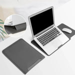 Pochette ordinateur portable en cuir synthétique avec support intégré - Vignette | Sacs Ordinateur