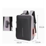 Sac à dos rigide pour ordinateur portable avec antivol et port USB - Vignette | Sacs Ordinateur
