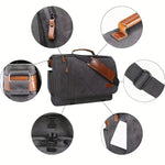 Sac ordinateur fourre tout en toile résistante avec bandoulière pour homme - Vignette | Sacs Ordinateur