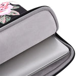 Housse ordinateur portable  avec imprimé fleurs roses - Vignette | Sacs Ordinateur