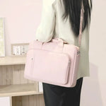 Sac ordinateur imperméable avec multi poches et bandoulière pour femme - Vignette | Sacs Ordinateur