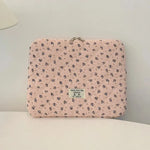 Housse pour ordinateur portable matelassée avec imprimé de fleurs - Vignette | Sacs Ordinateur