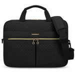 Sac ordinateur noir avec bandoulière pour femme - Vignette | Sacs Ordinateur