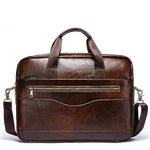 Sac ordinateur 14 pouces en cuir synthétique avec bandoulière pour homme - Vignette | Sacs Ordinateur