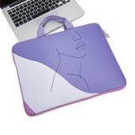 Sac ordinateur visage abstrait pour femme - Vignette | Sacs Ordinateur