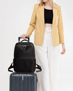 Sac à dos noir grande capacité avec rangement pour ordinateur portable - Vignette | Sacs Ordinateur