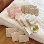Housse pour ordinateur portable matelassée avec imprimé de fleurs - Vignette | Sacs Ordinateur