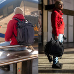 Sac à dos noir étanche avec multi rangements et espace pour ordinateur - Vignette | Sacs Ordinateur