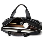 Sac ordinateur 15.6 pouces en cuir synthétique avec bandoulière ajustable - Vignette | Sacs Ordinateur