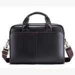 Sac ordinateur large pour homme en cuir synthétique avec bandoulière - Vignette | Sacs Ordinateur