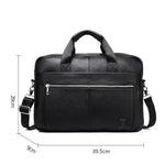 Sac ordinateur 15.6 pouces en cuir synthétique avec bandoulière ajustable - Vignette | Sacs Ordinateur