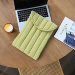Pochette souple en coton brodé pour ordinateur portable - Vignette | Sacs Ordinateur