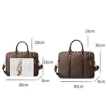 Sacoche ordinateur en cuir véritable avec bandoulière confortable pour travail - Vignette | Sacs Ordinateur